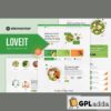 loveit vegan healthy food restaurant elementor template kit