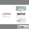 luxehuis real estate elementor template kit