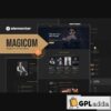 magicom magician comedian club elementor pro template kit