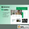 makko digital agency elementor pro full site template kit