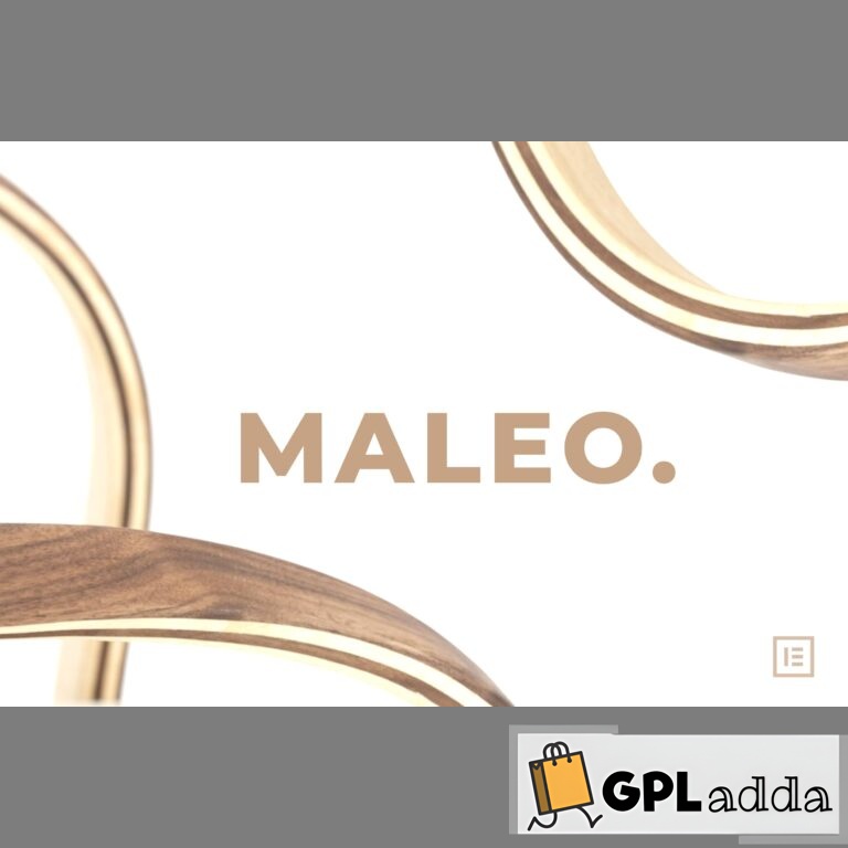 Maleo - Minimal Home Decor & Furniture  Elementor Template Kit