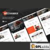 mechamax car repair auto services elementor template kit