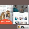 med pets veterinarian elementor template kit