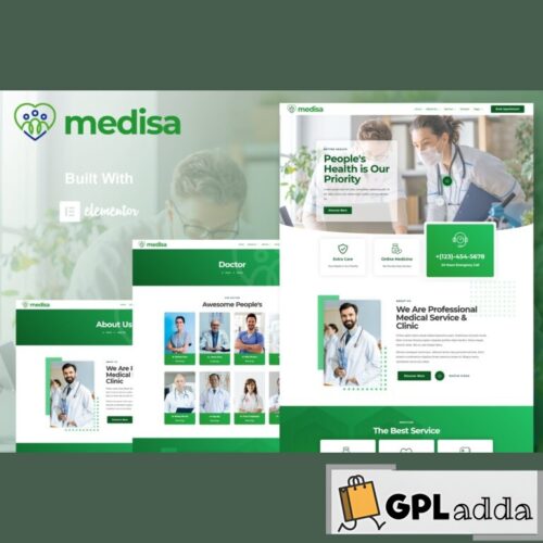 Medisa - Medical Elementor Template Kit