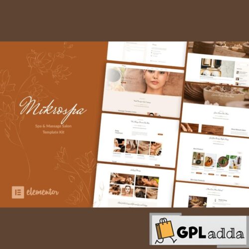 Mikrospa - Spa & Massage Elementor Template Kit