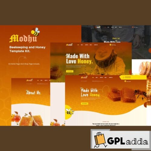 Modhu - Beekeeping & Honey Elementor Template Kit