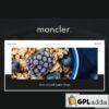 moncler food blog elementor template kit