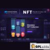 monztera nft portfolio elementor template kit