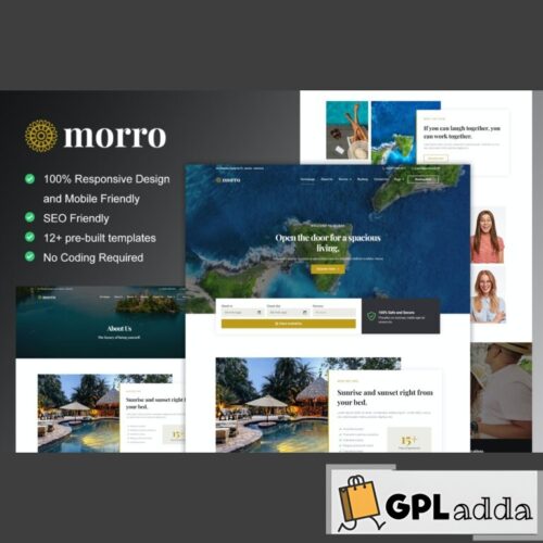 Morro - Hotel & Resort Elementor Template Kit