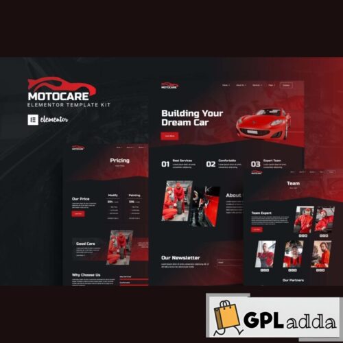 Motocare - Automotive Elementor Template Kit