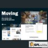 moving service local business elementor template kit