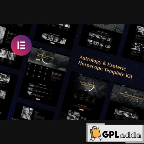 Mystik - Astrology & Esoteric Horoscope Elementor Template Kit