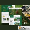 naturn landscape gardening elementor template kit