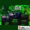 noxious esport gaming elementor template kit