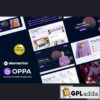 oppa personal portfolio elementor template kit