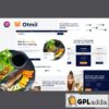 otmil diet clean food catering services elementor template kit