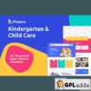 padora kindergarten child care elementor template kit