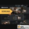 paperino garage mechanic elementor template kit