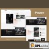 pause blog magazine elementor template kit