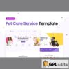 petopia pet care service elementor template kit