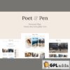 poet pen personal blog elementor template kit