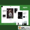poppy blog magazine elementor pro template kit
