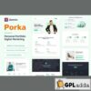 porka digital marketing personal portfolio elementor template kit