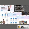 potufolio nft artist portfolio elementor template kit