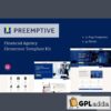 preemptive business finance elementor template kit