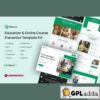 qourse education online course elementor template kit