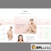 qurux dermatology skin care elementor template kit