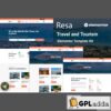 resa travel tourism elementor template kit