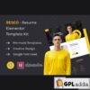 resco resume elementor template kit