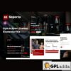 seporta gym fitness elementor template kit