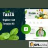 tazza organic food elementor template kit