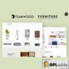 teakwood furniture shop elementor pro template kit