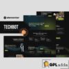 techbot artificial intelligence technology services elementor template kit