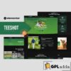 teeshot golf club course elementor template kit