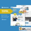 tempra air conditioner hvac repair elementor template kit