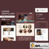 thrivce coffee shop cafe elementor template kit