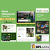 trashcure waste management recycling service elementor template kit