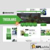 trisolaris solar renewable energy elementor template kit