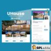 uhouse real estate elementor template kit
