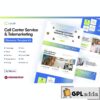 upcall call center service telemarketing elementor pro template kit