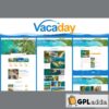 vacaday travel agency elementor template kit