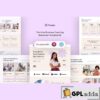 vemme feminine business coaching elementor template kit