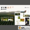 vinart wine brand vinyard elementor template kit