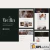 wella wedding event planner elementor template kit