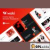 woki creative agency elementor template kit