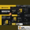workoution sports and fitness elementor template kit